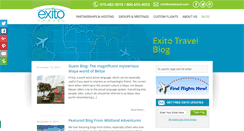 Desktop Screenshot of blog.exitotravel.com